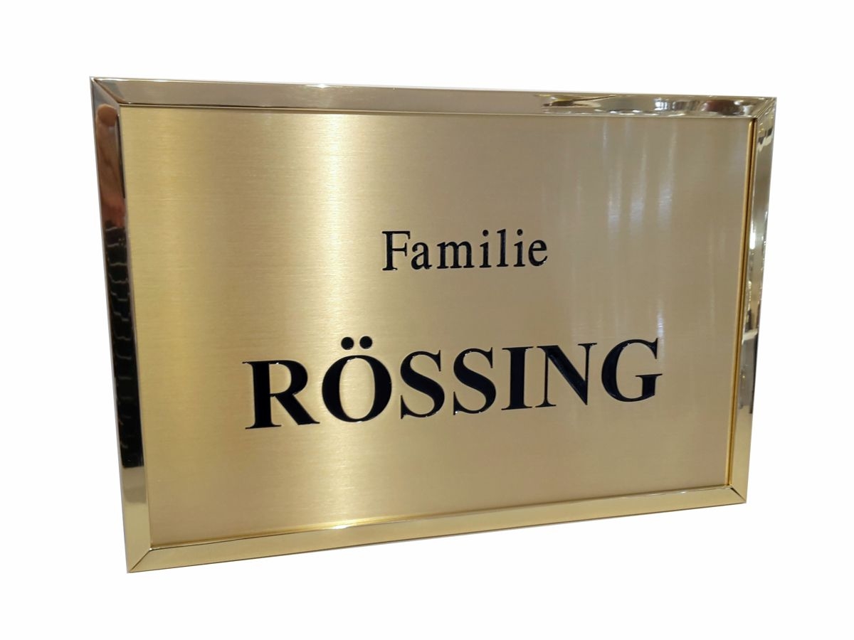 Familie Rossing - Targhe professionali - Nuova Incisoria