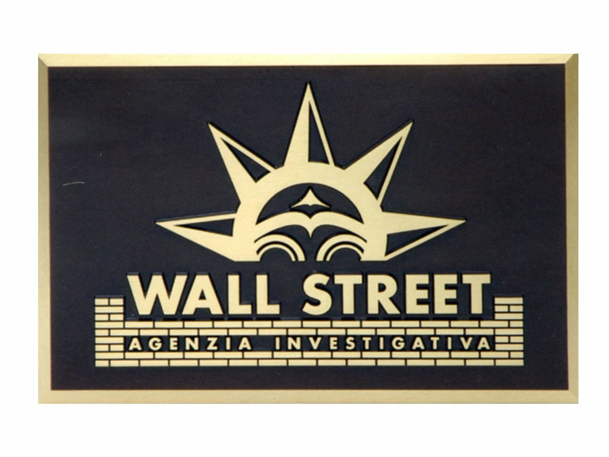 Wall Street - Targhe professionali - Nuova Incisoria